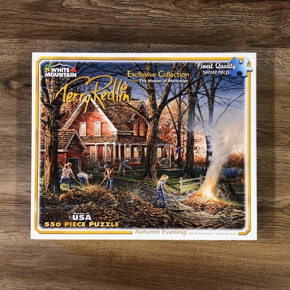 WHITE MOUNTAIN Autumn Evening Jigsaw Puzzle